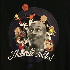 Nike Jordan space jam shirt limited edition XXL